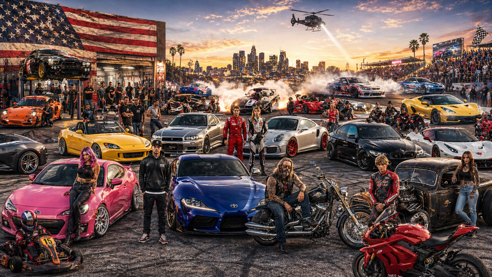 Asphalt Pursuit — Built for every corner of car and motorcycle culture
