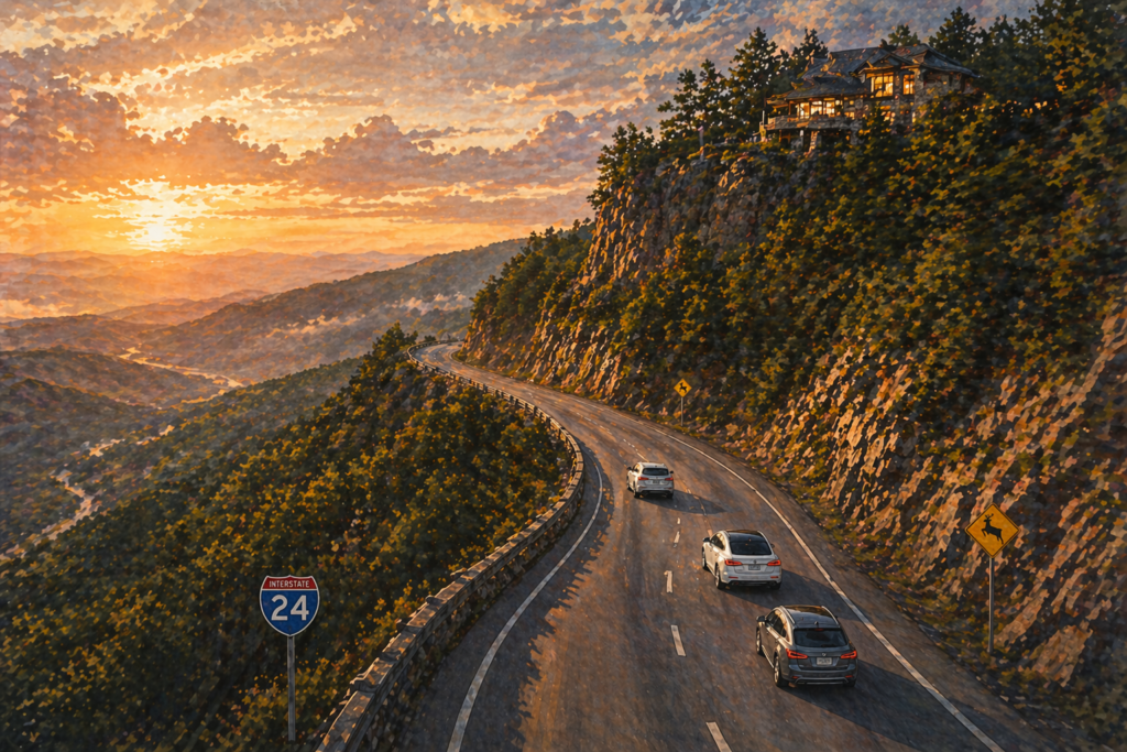 Where does one in pursuit choose to live?